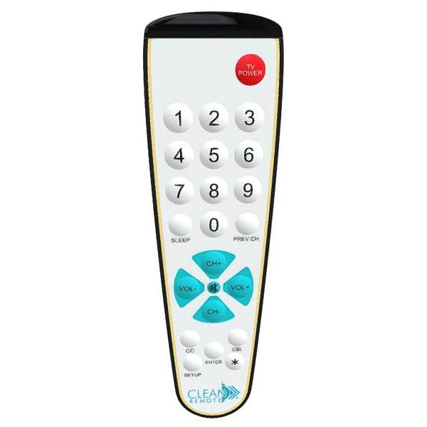 Universal TV Remote - Clean Remote - CR3BCB-H - 10 Pk