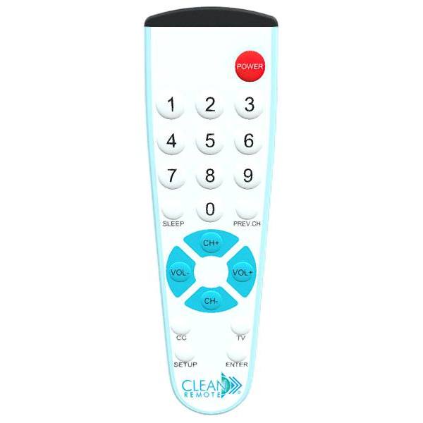 Universal TV Remote - Clean Remote - CR2BB