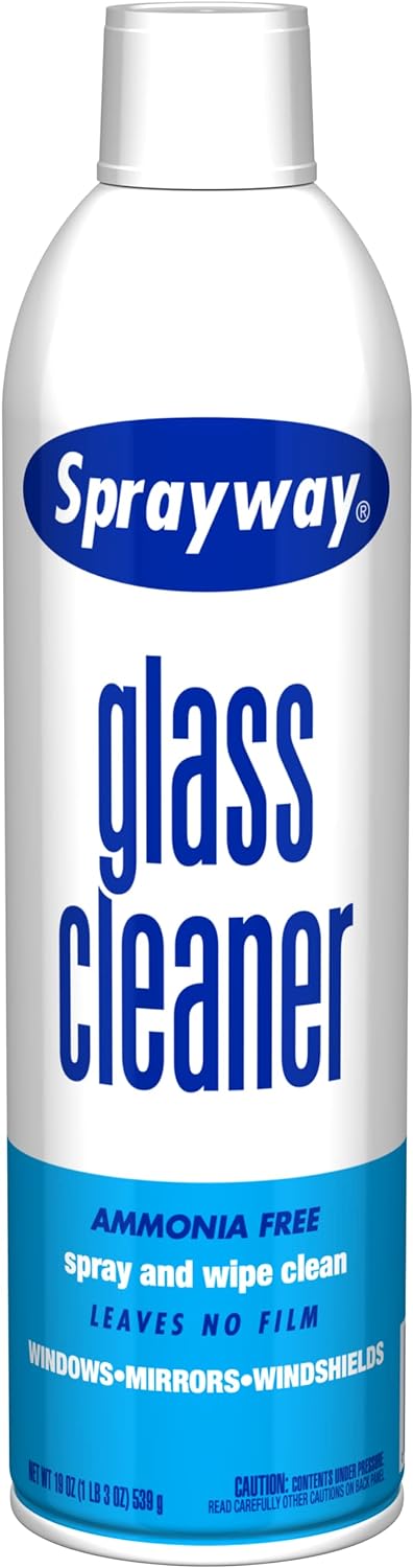 Glass Cleaner - Sprayway - 19oz Aerosol - 12/Case