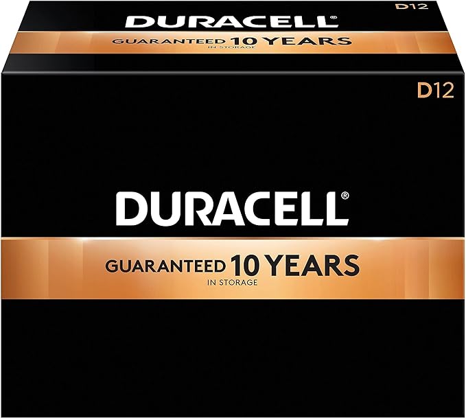 Battery - Duracell-D - 12 Pack