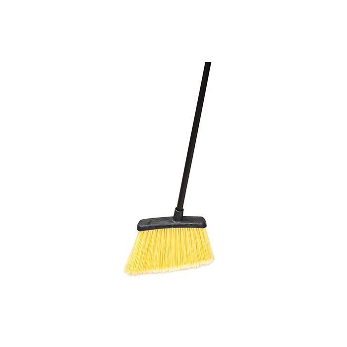 Angle Broom - Carlisle- Black Metal Handle 48"