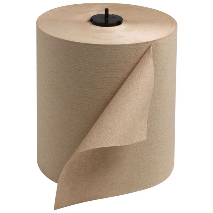 Hand Towel Roll- Tork- 7.7" W Sheet, 700' L Roll, 1-Ply, Kraft, (6 per Carton)