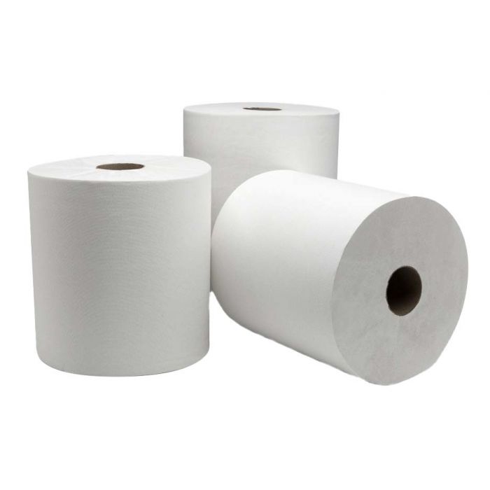 Bath Roll Towel- Merfin- Core diameter: 2.3" 8" x 800' 6/CS