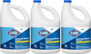 Clorox® Germicidal Bleach 121 Fl Oz Bottle, Pale Yellow, Thin Liquid, (3 per Case)