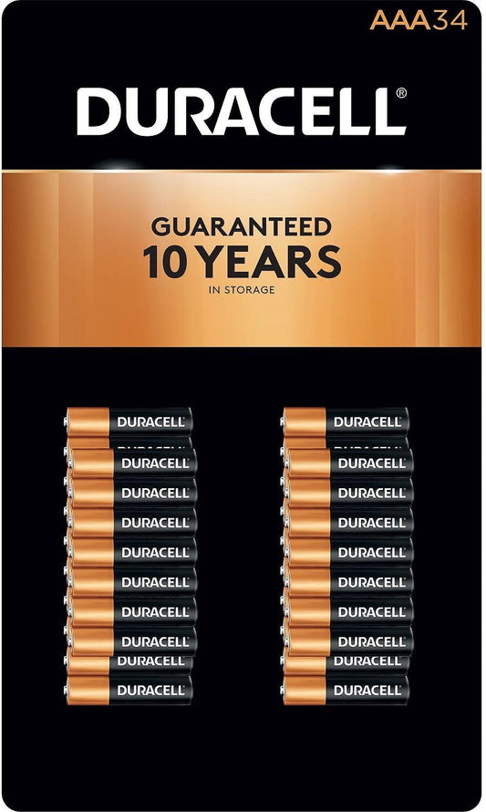 Battery - Duracell - AAA - 34 Pack